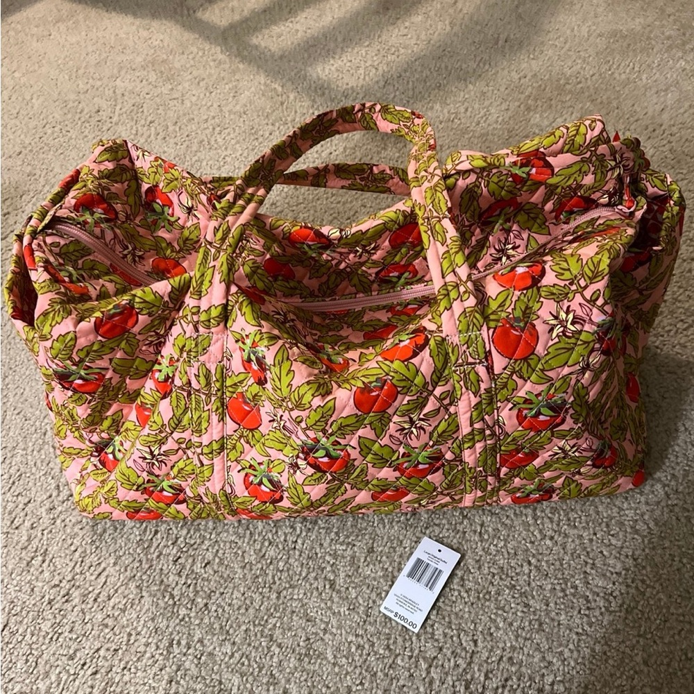 Vera Bradley Tomato Vines Duffel